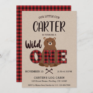 Wild ONE Pned Beer Birthday Party Kaart