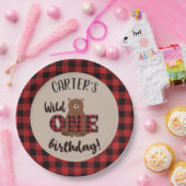 Wild ONE Pned Beer Birthday Party Papieren Bordje (Feest)