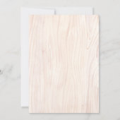 Wild One Rain Bos Dieren Whimsical Verjaardag Kaart (Achterkant)