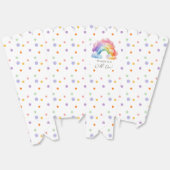 Wild One Rainbow Kids Verjaardag Bedankdoosjes (Ongevouwen)