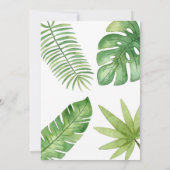 Wild One Reptile Party Animals Kids 1st Birthday Kaart (Achterkant)