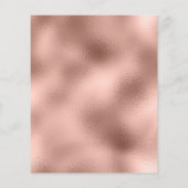 Wild One Roze Goud Tropische Vogels Budget Flyer (Achterkant)