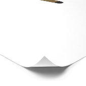 Wild One Rustic Woodland Animals 1st Verjaardag Te Perfect Poster (Hoek)