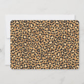 Wild One Safari 1e Verjaardag Foto Kaart (Achterkant)