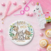 Wild One Safari 1st Birthday Paper Bord (Feest)