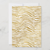 Wild One Safari 1st Birthday Party Kaart (Achterkant)