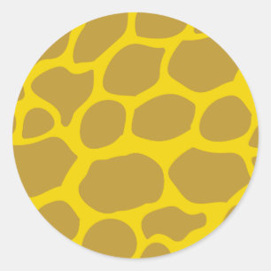 Wild One Safari 1st Birthday Party Kind Ronde Sticker