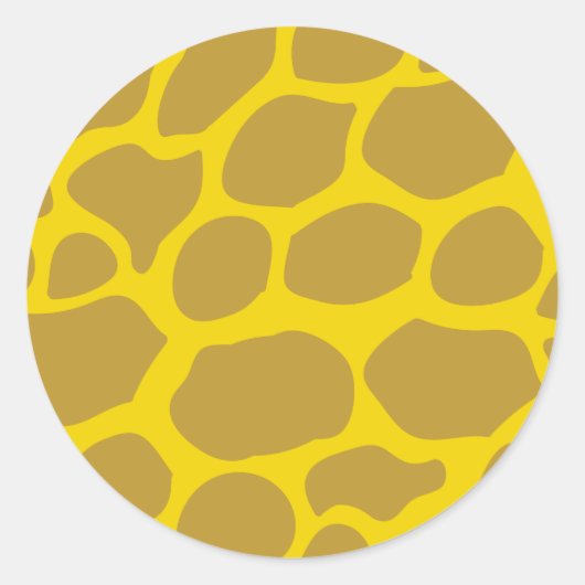 Wild One Safari 1st Birthday Party Kind Ronde Sticker (Voorkant)