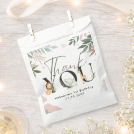 Wild One Safari 1ste verjaardag Bedankzakje