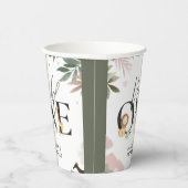 Wild One Safari 1ste verjaardag Papieren Bekers (Rechts)