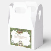 Wild One Safari Adventure Baby shower Favor Box Bedankdoosjes (Geopend)