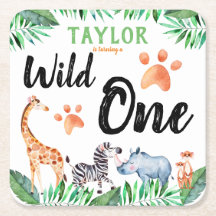 Wild One Safari Animal 1st Birthday Party