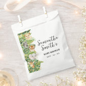 Wild One Safari Animal Baby shower Party Bedankzakje (Geknipt)