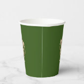 Wild One Safari Animal Monkey Baby shower Papieren Bekers (Rechts)