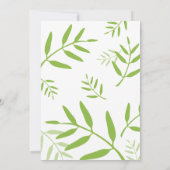 Wild One Safari Animals Baby shower Boy Invitation Kaart (Achterkant)