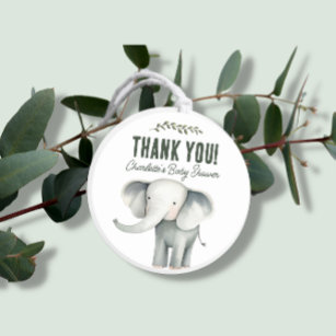 Wild One Safari Animals Baby shower Hartelijk dank Ronde Sticker