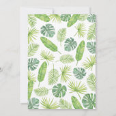 Wild One Safari Animals Baby Shower Kaart (Achterkant)