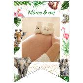 Wild One Safari Animals Boy 1st Birthday Vlaggetjes (Tweede vlag)