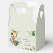 Wild One Safari Animals Boy Baby shower Bedankdoosjes (Geopend)