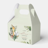 Wild One Safari Animals Boy Baby shower Bedankdoosjes (Voorkant Zijde)