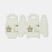 Wild One Safari Animals Boy Baby shower Bedankdoosjes (Uitgevouwen)