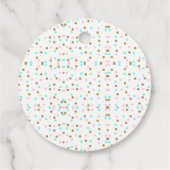 Wild One Safari Animals Boy Baby shower Bedankjes Labels (Achterkant)