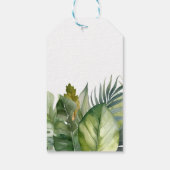 Wild One Safari Animals Boy Baby shower Cadeaulabel (Achterkant)