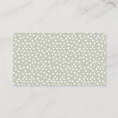 Wild One Safari Animals Boy Baby shower Informatiekaartje (Achterkant)