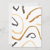 Wild One Safari Animals Boy Baby shower Kaart (Achterkant)