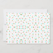 Wild One Safari Animals Boy Baby shower Kaart (Achterkant)