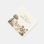Wild One Safari Animals Boy Baby shower Servet (Hoek)