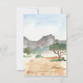 Wild One Safari Animals eerste verjaardag Kaart (Achterkant)