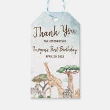 Wild One Safari Animals First Birthday