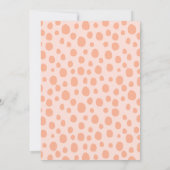 Wild One Safari Animals Girl Baby shower Kaart (Achterkant)