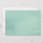 Wild One Safari Baby shower Boy Kaart (Achterkant)