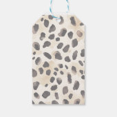 Wild One Safari Baby Shower Cadeaulabel (Achterkant)