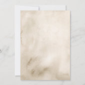 Wild One Safari Baby shower Invitation Kaart (Achterkant)