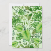 Wild One Safari Baby shower Kaart (Achterkant)