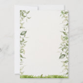 Wild One Safari Baby Shower Kaart (Achterkant)