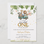 Wild One Safari Baby shower Kaart (Voorkant)