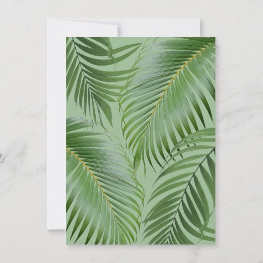 Wild One Safari Baby shower Kaart (Achterkant)