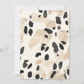 Wild One Safari Baby Shower Uitnodiging (Achterkant)