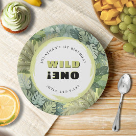 Wild One Safari Birthday Papieren Bordje