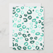 Wild One Safari Blue en Gold 1st Birthday Kaart (Achterkant)