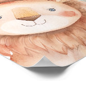 Wild One Safari Boy's 1st Birthday Welcome Sign Poster (Hoek)