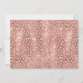 Wild One Safari Dier Roos Goud 1e Verjaardags Meis Kaart (Achterkant)