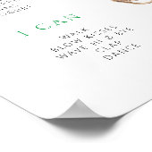 Wild One Safari Dieren | 1e Verjaardag mijlpaal Poster (Hoek)