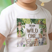 Wild One Safari Dieren Baby Boy 1e verjaardag