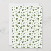 Wild One Safari Dieren Baby Shower Kaart (Achterkant)