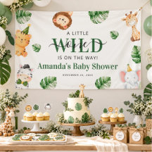 Wild One Safari Dieren Baby Shower